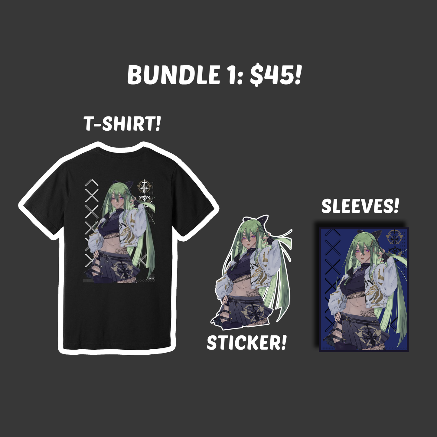 King Slayer | BUNDLE 1 | Shirt Sticker Sleeves