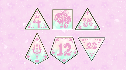 Ocean's Blossom | FORTUNE | Dice Set