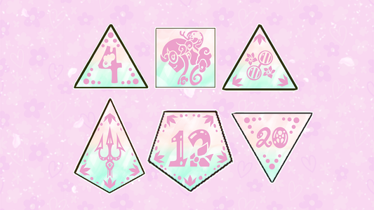 Ocean's Blossom | FORTUNE | Dice Set