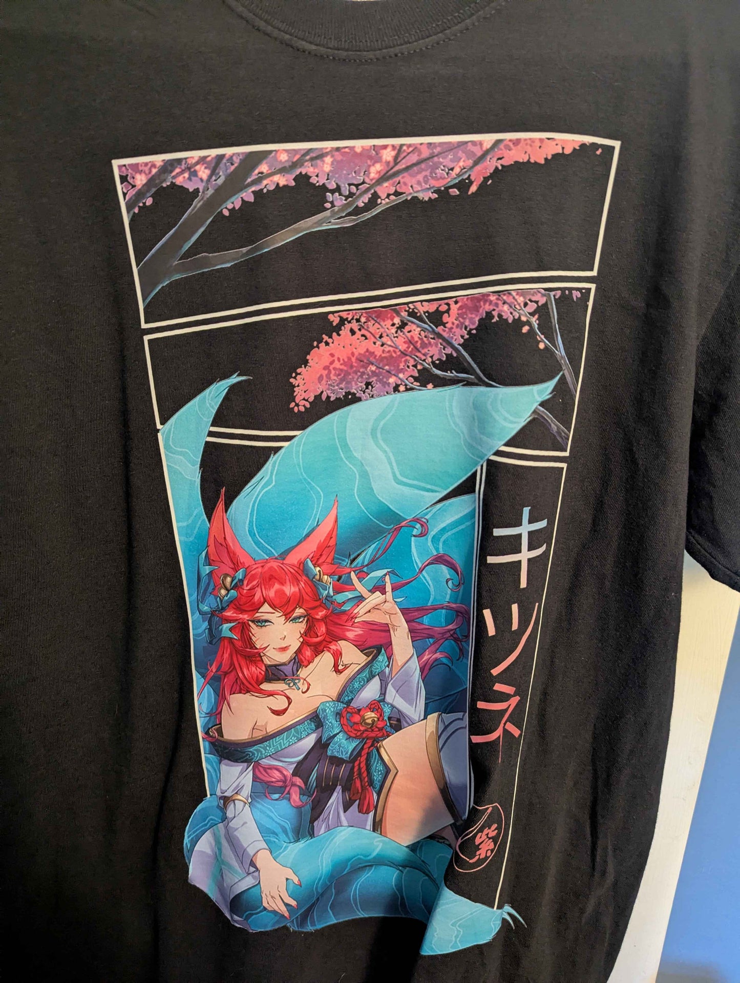 Spirited Kitsune | EQUIPMENT | Spirit Blossom Ahri T-Shirt (In Stock)